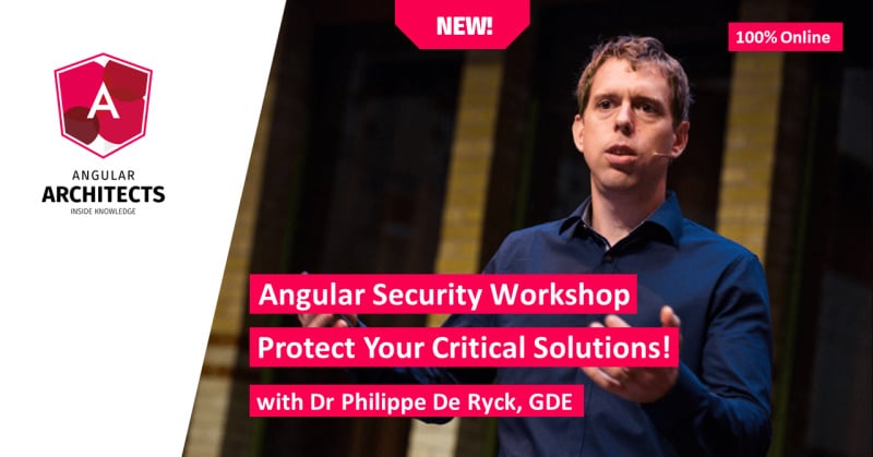 Angular Security Workshop with Dr. Philippe De Ryck
