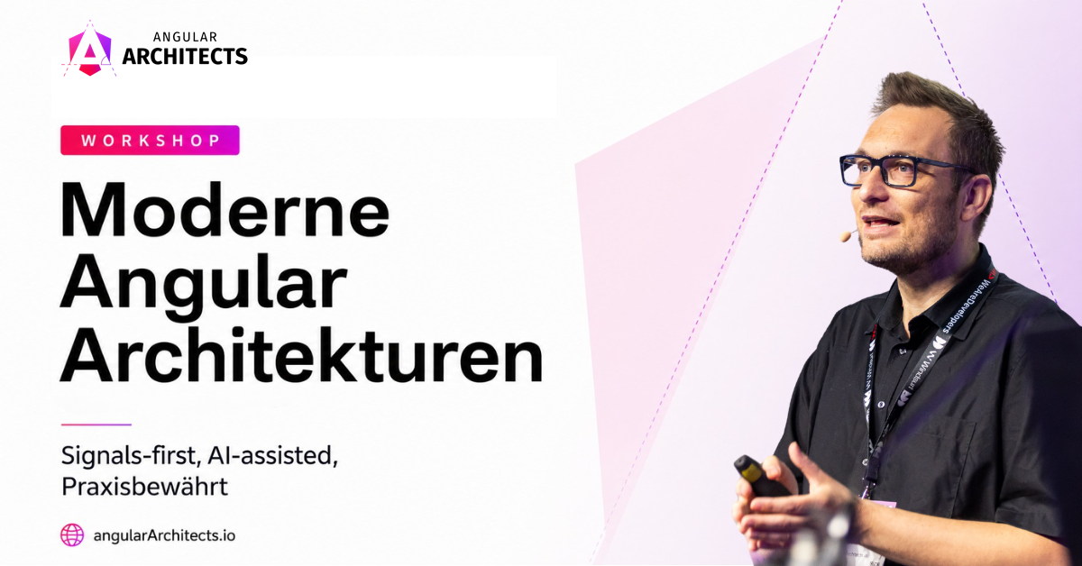 Advanced Angular Schulung: AI-ready Architekturen mit Signals | Manfred ...